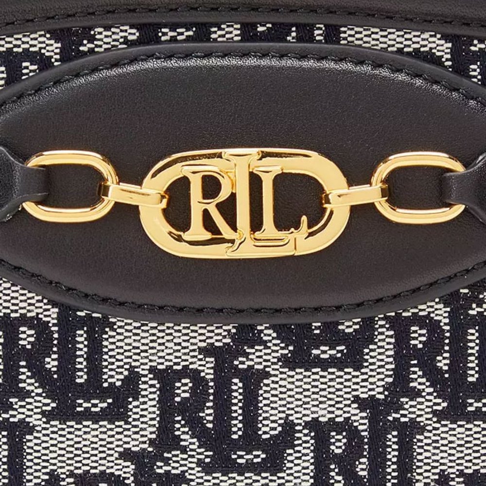 Lauren Ralph Lauren Monogram Medium Jordynn Crossbody Bag - Picture 3 of 7